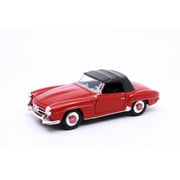 WE24118HR 1/24 1955 メルセデス ベンツ 190 SL レッド [ダイキャストミニカー]