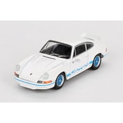 MGT00715-L 1/64 ポルシェ 911 カレラ RS 2.7 グランプリホワイト/ブルーリバリー 左ハンドル [ダイキャストミニカー]