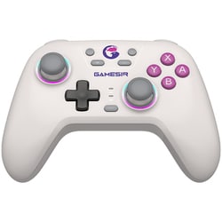 マルチプラットフォーム Bluetooth＆有線ゲーミングコントローラー レトロホワイト GameSir Nova Retro White