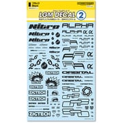 LGM02-BK LGMデカール2 ブラック 1枚入 [プラモデル用品]