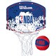 NBA バスケットボール ミニフープ NBAロゴ（プラスチック製） WTBA1302NBARD ホワイト×ブルー×レッド [バスケットボール ゴール]