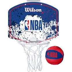 NBA バスケットボール ミニフープ NBAロゴ（プラスチック製） WTBA1302NBARD ホワイト×ブルー×レッド [バスケットボール ゴール]