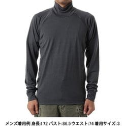 ウールタートルネックロングスリーブ Wool Turtleneck Long Sleeves GC84436 XC ミックスチャコール サイズ2 [コンディショニングウェア シャツ メンズ]