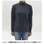 ウールタートルネックロングスリーブ Wool Turtleneck Long Sleeves GCW84436 XC ミックスチャコール サイズ2 [アンダーウェア レディース]