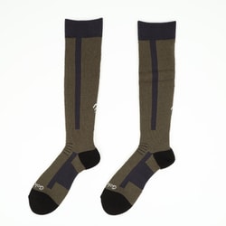 ミディアムウェイトウールハイソックス Medium Weight Wool High Socks GC24395 オリーブドラブ OD サイズ3(26-28cm) [スキーソックス]