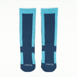 Junior Winter Socks GCJ24397 ブルーコーラル BJ サイズJR2 [スキーソックス ジュニア]