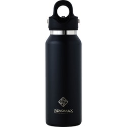 真空断熱ボトル REVOMAX 保冷・保温・炭酸対応 12oz(355ml)スリム オニキスブラック DWF-12419S-JP-V3