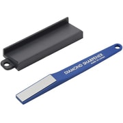 FOREVER フォーエバー ダイヤモンド シャープナー 包丁研ぎ器 #1200 研ぎ台付 スティック形状 日本製 ブルー F-7195