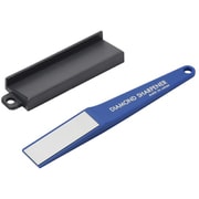 FOREVER フォーエバー デカダイヤモンド シャープナー 包丁研ぎ器 #1200 研ぎ台付 大サイズ スティック形状 日本製 ブルー F-7196