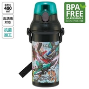 キャラクターグッズ PSB5SANAG 抗菌直飲プラワンタッチボトル 480ml 新幹線変形ロボ シンカリオン チェンジ ザ ワールド