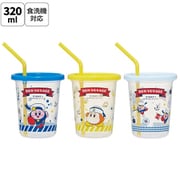 SIH3ST ストロー付プラスチック製タンブラー 320ml 3個セット 星のカービィ ヴォヤージュ [キャラクターグッズ]