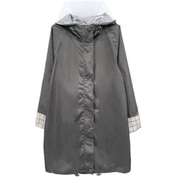 216684 [自転車レインウェア OTONA/モノクロチェック]