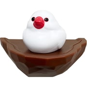 輪ゴムホルダー トリの巣 シロ文鳥 8648 トリの巣 白文鳥