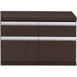 【完成品】書棚 ブックシェルフ ローチェスト ラチスシリーズ レベッカオーク FLR-75S