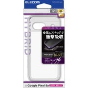 PM-P241HVAIR2WH [Google Pixel 8a用 ケース ハイブリッド カバー 衝撃吸収 軽量 カメラレンズ保護設計 ワイヤレス充電可 ストラップホールシート付 ホワイト]