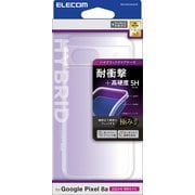 PM-P241HVCKCR [Google Pixel 8a用 ケース ハイブリッド カバー 衝撃吸収 カメラレンズ保護設計 ワイヤレス充電可 ストラップホール付 クリア]