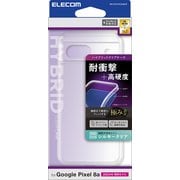 PM-P241HVCKMCR [Google Pixel 8a用 ケース ハイブリッド カバー 衝撃吸収 カメラレンズ保護設計 ワイヤレス充電可 ストラップホール付 背面マットクリア シルキークリア]