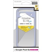 PM-P241TSLFCBU [Google Pixel 8a用 ケース ハイブリッド カバー 衝撃吸収 軽量 薄型 カメラレンズ保護設計 ワイヤレス充電可 ストラップホール付 背面クリア ストラップホールシート付 TOUGH SLIM LITE ブルー]