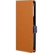 Galaxy A55 5G 用 薄型・軽量PUレザー手帳ケース 「Twoal W」 キャメル LN-24SG3BLP2CA