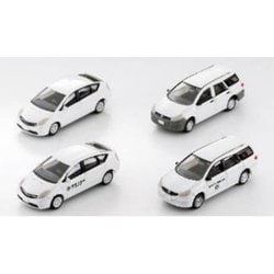 328636 Nスケール ディスプレイモデル完成品 ザ・カーコレクション 基本セット選（セレクト） ビジネスカー 白 [鉄道模型用品]