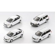 328636 Nスケール ディスプレイモデル完成品 ザ・カーコレクション 基本セット選（セレクト） ビジネスカー 白 [鉄道模型用品]
