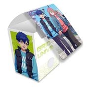 グリッドマン ユニバース 描き下ろしデッキケース 桜デート Ver. 麻中蓬＆南夢芽 [トレーディングカード用品]