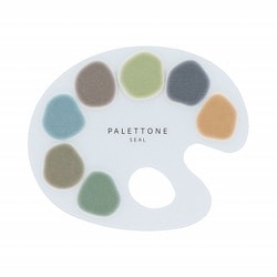 絵の具パレット風シール パレットーン（PALETTONE） 詩的な向日葵 S8591857