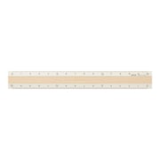 アルミ&ウッド定規 15cm アイボリー 42305006