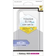 Galaxy A55 5G(SC-53E)用 ケース ソフト カバー 衝撃吸収 カメラレンズ保護設計 ワイヤレス充電可 ストラップホール付 ストラップホールシート付 TOUGH SLIM LITE クリア PM-G243TSLUCCR