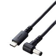 ノートパソコン 充電ケーブル 2m PD 充電 100W USB Type-C to DC丸型プラグ(5.5/2.5mm) 変換 東芝/富士通/NECパソコン各種対応 ブラック DC-PDFE20BK