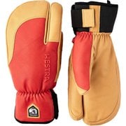 トポ スリーフィンガー Topo 3-Finger 33872 860701 Flame Red/Tan サイズ8 [スキー スノーボード グローブ]