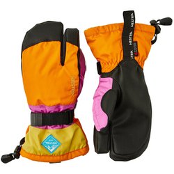 シーゾーン ガントレット スリーフィンガー ジュニア GANTLET CZONE 3-FINGER JR 32532 Orange Multi サイズ4 [スキー スノーボード グローブ ジュニア]