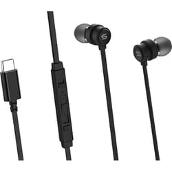 USB Type-C イヤホン SC300シリーズ MUTE機能付リモコン ブラック SC300BK