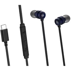 USB Type-C イヤホン SC300シリーズ MUTE機能付リモコン ネイビー SC300NA