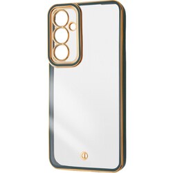 Galaxy A55 5G用 TPUソフトケース 精密設計 メタリック LUSTANT グリーン ゴールド IS-GA55PFC4/GRG