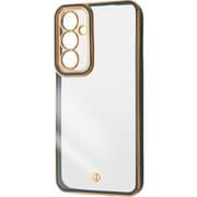 Galaxy A55 5G用 TPUソフトケース 精密設計 メタリック LUSTANT グリーン ゴールド IS-GA55PFC4/GRG