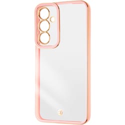 Galaxy A55 5G用 TPUソフトケース 精密設計 メタリック LUSTANT ピンク ゴールド IS-GA55PFC4/PG