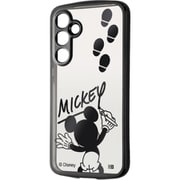 Galaxy A55 5G用 ディズニー 精密設計 TPUソフトケース METAMORU ミッキーマウスサイン メタリック IN-DGA55TC13B/MK13