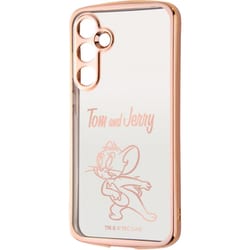 Galaxy A55 5G用 トムとジェリー 精密設計 TPUソフトケース METAMORU ジェリー メタリック IN-WGA55TC13PG/TJ54