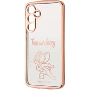 Galaxy A55 5G用 トムとジェリー 精密設計 TPUソフトケース METAMORU ジェリー メタリック IN-WGA55TC13PG/TJ54