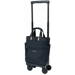 ルバンド（M18） ブラック 4輪ストッパー付 折り畳みトートバッグセット D-640