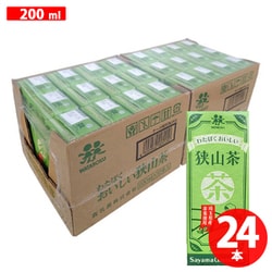 森乳業 LLわたぼくおいしい狭山茶 200ml×24本