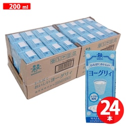 森乳業 LLわたぼくおいしいヨーグリィ 200ml×24本