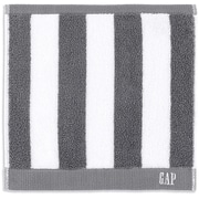 54-0100050 [GAP ストライプ 25cm×25cm グレー タオルハンカチ]