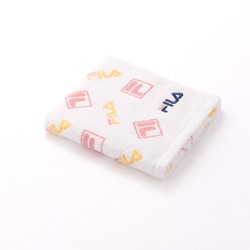 FILA FLロゴミックス 34cm×75cm ピンク フェイスタオル 49-1252090