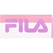 49-0112080 [FILA FLワンポイントAZ 34cm×75cm パープル フェイスタオル]