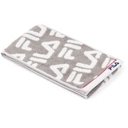 49-0105100 [FILA FL総柄AZ 15cm×110cm グレー タオルマフラー]