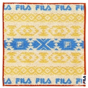 49-1100050 [FILA ノルディック 25cm×25cm イエロー タオルハンカチ]