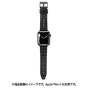 PEOUL0000504 [AppleWatch 45/44/42mm用 バンド ブラックレザー]