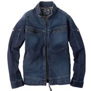 D-2900 [ストレッチシルキーデニムジャケット インディゴ S]
